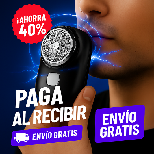 Mini afeitadora eléctrica portátil (colores variado)